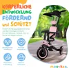 moovkee. Dětská tříkolka 6 v 1 s madlem a sluneční stříškou Náhled obrázku produktu 3