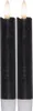 Star Trading 062-96 LED Stabkerzen schwarz 2er Set Flamme Produktbild-Vorschau 1