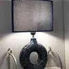 Mauro Ferretti lampe de table Seta E14 28,5x15x43 cm bleu Voir les images du produit 9