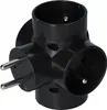 VIRONE, Steckdosenleiste R-48 - Schwarz - 4-fach - Produktbild-Vorschau 1