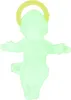 Svietiaca fluorescenčná figúrka Ježiška na Vianoce, 4,5 cm Náhľad obrázku produktu 2
