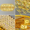 Vrygle Kristall Kronleuchter Oval Gold Vintage, Produktbild-Vorschau 18