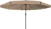 vidaXL Parasol ogrodowy Taupe 394 x 394 x 248 cm Podgląd zdjęcia produktu 2