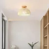Rattan Hängelampe, E27 Deckenleuchte, Vintage Landhausstil, Produktbild-Vorschau 7