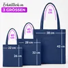 EllaTex Baumwolltasche 38x42 cm – Stoffbeutel aus 100% Produktbild-Vorschau 7