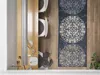 Salonloewe FLIESENKREISE Fußmatte Wohnmatte 50 x 75 cm Produktbild-Vorschau 5