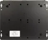 The back of a black electronic device, likely a computer case or similar, showing mounting holes and a label. Produktbild-Vorschau