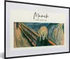 MuchoWow® Gerahmtes Poster Der Schrei - Munch - Alte Produktbild-Vorschau 1