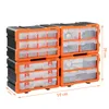 MONZANA® Kleinteilemagazin Sortimentskasten erweiterbar 72 Produktbild-Vorschau 5