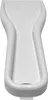 A white urinal on a white background. Voir les images du produit