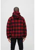 Brandit - Jacke da lavoro in Teddyfleece rot / schwarz - Anteprima dell’immagine prodotto 7