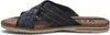 Mustang Herren Pantolette Kreuzriemen Ziernähte Nieten Produktbild-Vorschau 3
