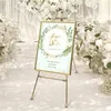 stojak podłogowy 2PCS Gold Iron Easel Art Display Ślubny Podgląd zdjęcia produktu 2