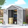 Outsunny Gerätehaus 2,4m², Gartenhaus mit Satteldach, 182 x Produktbild-Vorschau 9