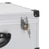 vidaXL Custodia per 60 CD Alluminio ABS Argento Anteprima dell’immagine prodotto 8