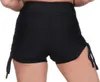 Damen Sport Shorts Hotpants kurz Radler Fitness; Schwarz Produktbild-Vorschau 7