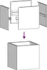 Diagram showing how to assemble a planter box. Produktbild-Vorschau