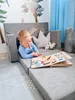 Flumi Canapé enfant pliable en mousse avec housse amovible Voir les images du produit 13