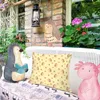 Mr. & Mrs. Panda Sofa Kissen Igel Kuchenstück - Gelb - Produktbild-Vorschau 3