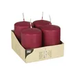 PAPSTAR 10495 4 PAPSTAR Stumpenkerzen bordeaux Voir les images du produit 1