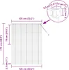 vidaXL Balkenjalousien Weiß 175 x 135 cm Aluminium Produktbild-Vorschau 8