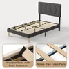 Letto imbottito BEALIFE 120x200 cm con testiera regolabile Anteprima dell’immagine prodotto 4