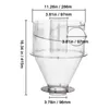A diagram of a dust collector with dimensions labeled. Anteprima dell’immagine prodotto