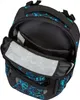 An open backpack with a patterned interior. Produktbild-Vorschau