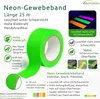 Nastro adesivo 25m nastro in tessuto verde neon 50 mm Anteprima dell’immagine prodotto 7