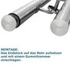 Endkappe 42,4 x 2 mm Edelstahl für Handlauf Rohr Geländer Produktbild-Vorschau 3