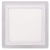 Ecolite Biely vstavaný LED panel hranatý 245 x 245mm 18W+6W Náhľad obrázku produktu 1