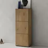 doporro Schuhschrank Schuhregal Schmal Schuhkommode 45cm in Produktbild-Vorschau 1