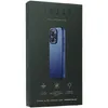 The image shows the retail packaging for a Mujjo leather phone case. Voir les images du produit