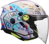 LS2 OF622 Funny II Next Level Casco per bambini Bianco L Anteprima dell’immagine prodotto 6