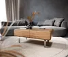 DELIFE Couchtisch Anaya 100x50 cm Akazie Natur 2 Schubladen Produktbild-Vorschau 4