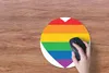 MuchoWow® Mauspad Mousepad Eine Illustration eines Herzens Produktbild-Vorschau 3