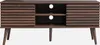 Mobile TV scandinavo a 2 ante, 120cm, Noce Anteprima dell’immagine prodotto 2