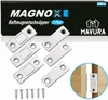 MAGNOX Magnetschnäpper Edelstahl Stark Tür Fenster Produktbild-Vorschau 1