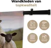 MuchoWow® Wandteppich Wandbehang Schafe - Natur - Schwarz - Produktbild-Vorschau 3