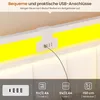 Slaapbank met LED-verlichting en USB-oplaadstation, 90x190 Productafbeelding-voorbeeld 4