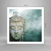 Poster - Poster ohne Rahmen - Buddha Grafik Türkis - 60x60 Produktbild-Vorschau 4