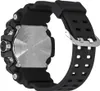 The back of a black Casio G-Shock watch with a metal case back is shown. Náhľad obrázku produktu