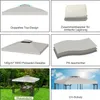 Faziango Ersatzdach für Pavillon 3×3 m, Doppeldach Produktbild-Vorschau 5