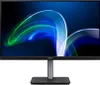 A black Acer monitor with a gray stand is shown against a white background. The monitor displays a colorful abstract image. Produktbild-Vorschau