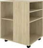 vidaXL Szafka na kółkach dąb sonoma 60x53x72 cm materiał Podgląd zdjęcia produktu 5