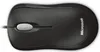 A top-down view of a black Microsoft basic optical mouse on a white background. Anteprima dell’immagine prodotto