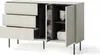 Furniture24 Sideboard Epiro Ep-03 Kommode Kaschmir / Dunkle Produktbild-Vorschau 3