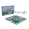 A Monopoly board game box, board, and game pieces are displayed on a white background. Produktbild-Vorschau