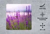 MuchoWow® Mauspad Mousepad Lavendel mit Biene 30x30 cm - Produktbild-Vorschau 2