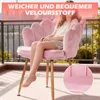 Loungesessel Sessel Weicher Samt Armlehnstuhl Relaxsessel Produktbild-Vorschau 5